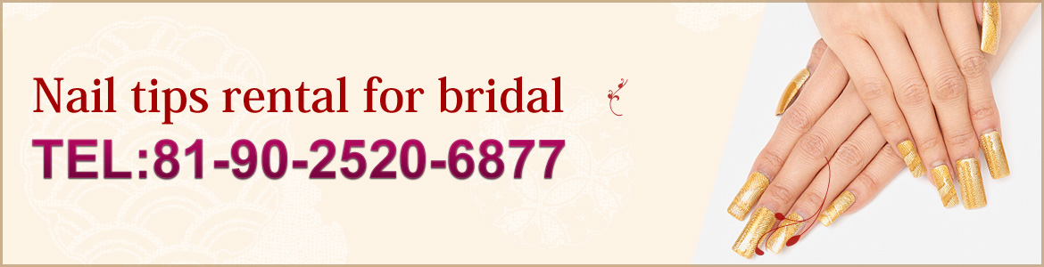 Nail tips rental for bridal